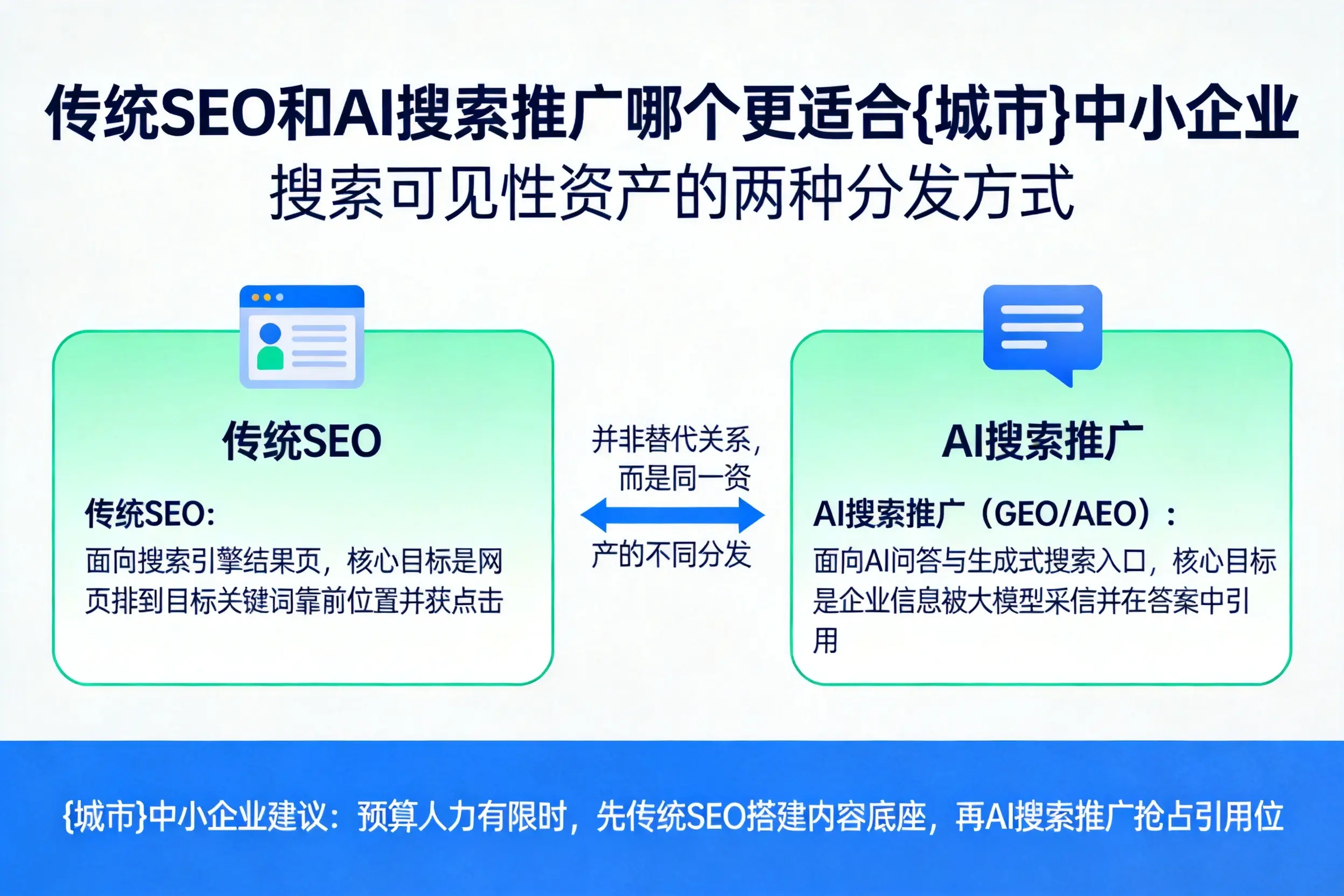 传统SEO和AI搜索推广哪个更适合西双版纳中小企业