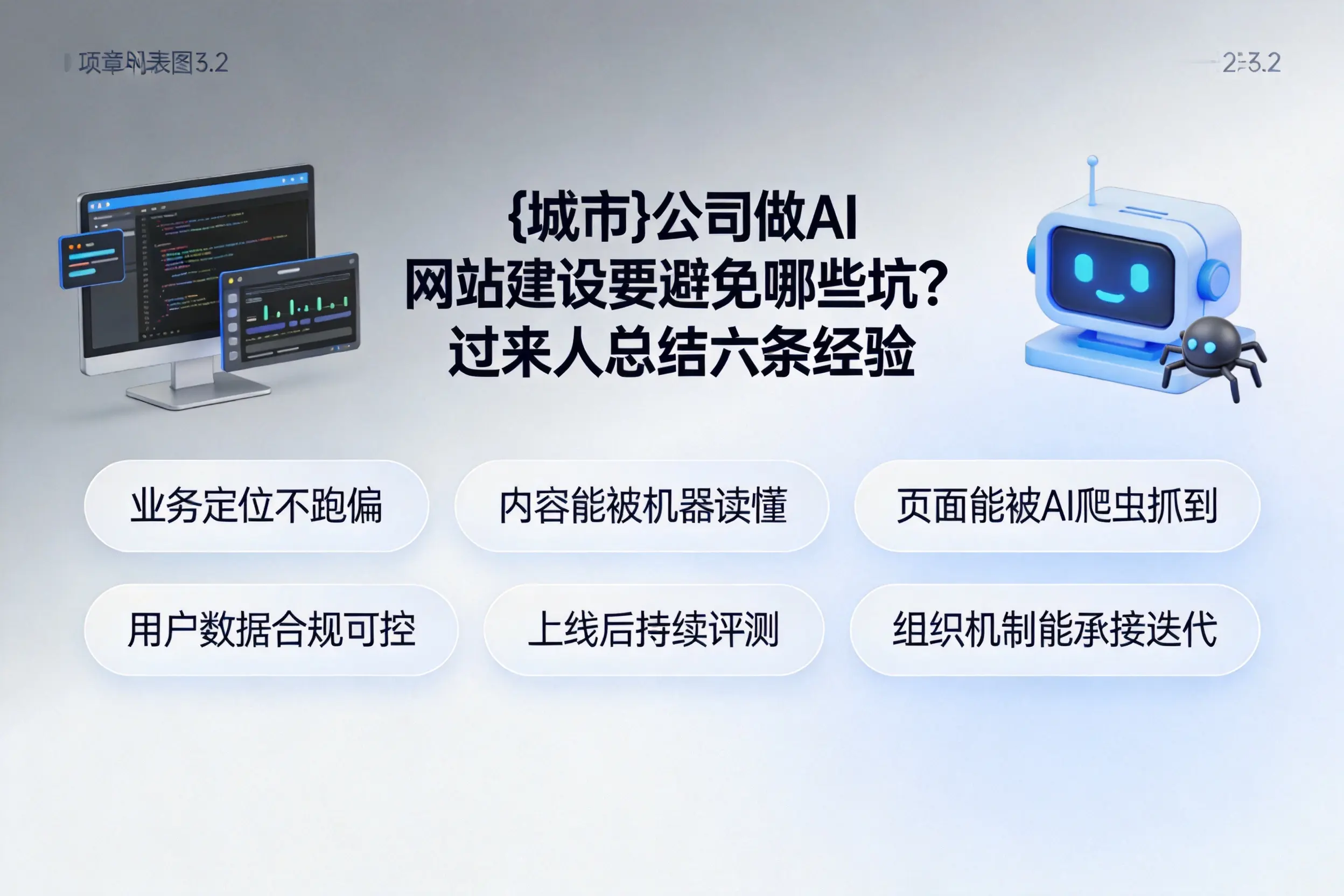 西双版纳公司做AI网站建设要避免哪些坑？过来人总结六条经验
