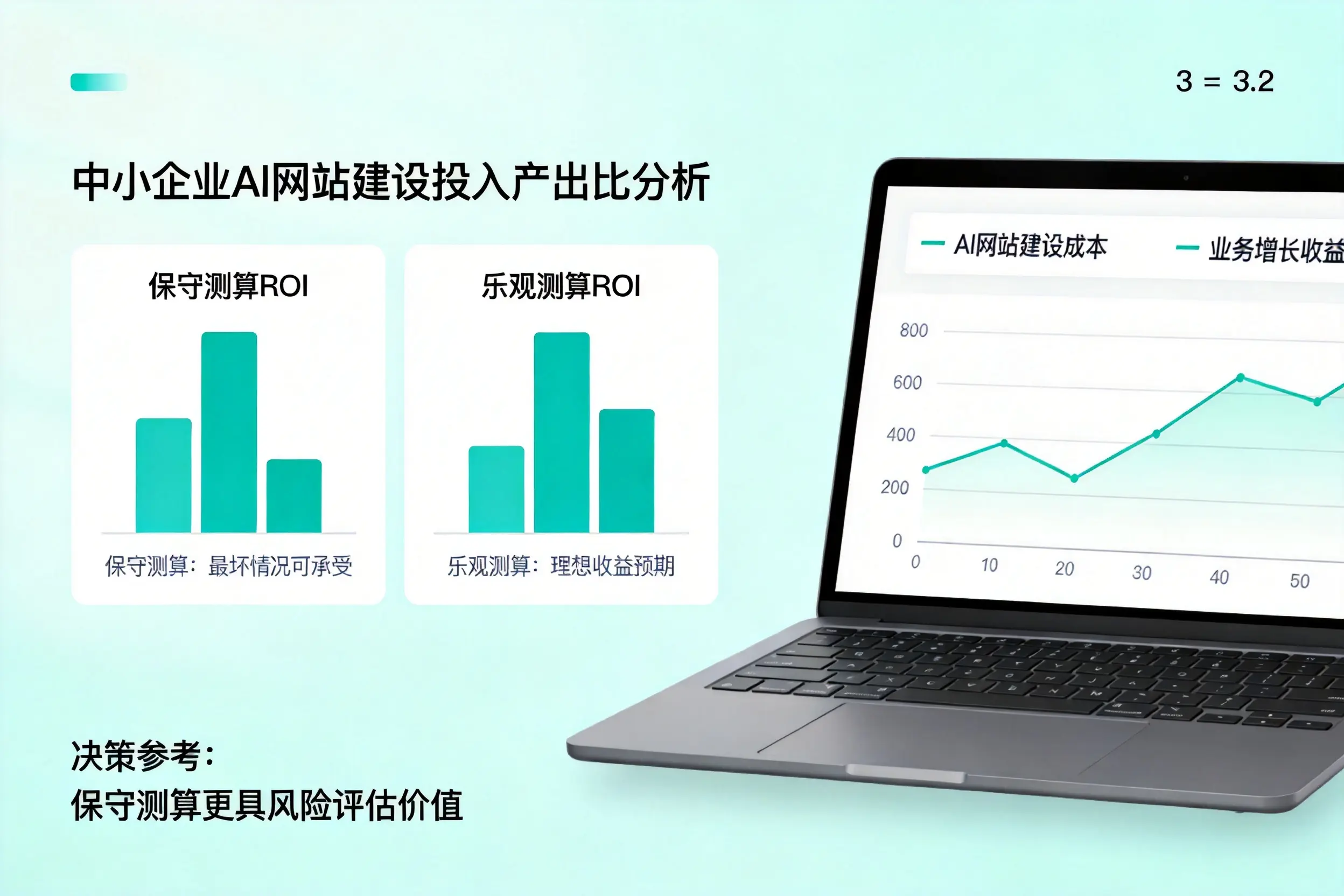 西双版纳中小企业AI网站建设投入产出比怎么算？先看这份分析