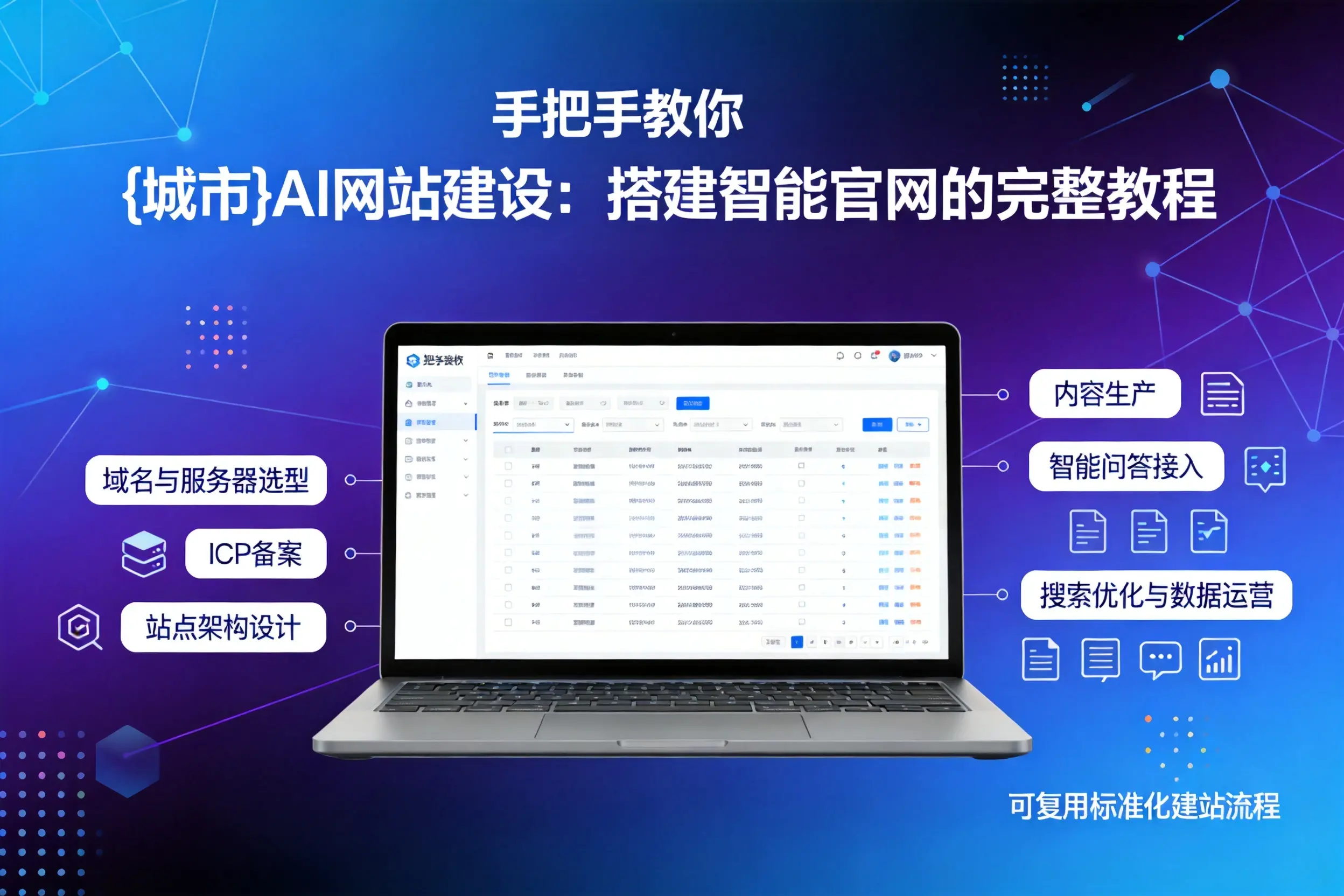 手把手教你西双版纳AI网站建设：搭建智能官网的完整教程
