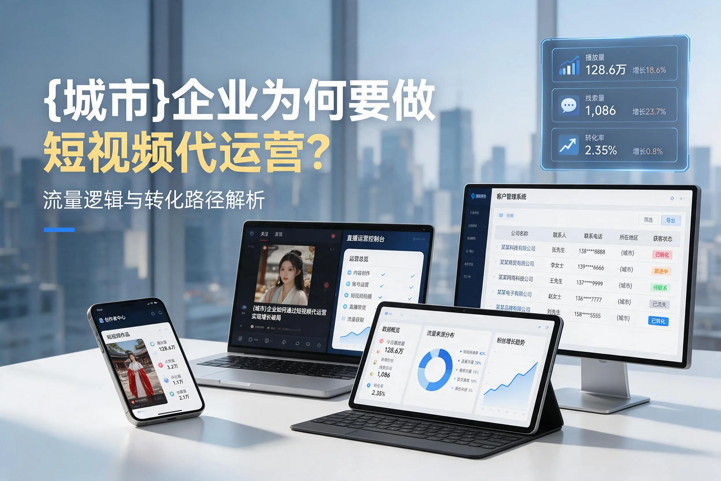 西双版纳企业为何要做短视频代运营?流量逻辑与转化路径解析