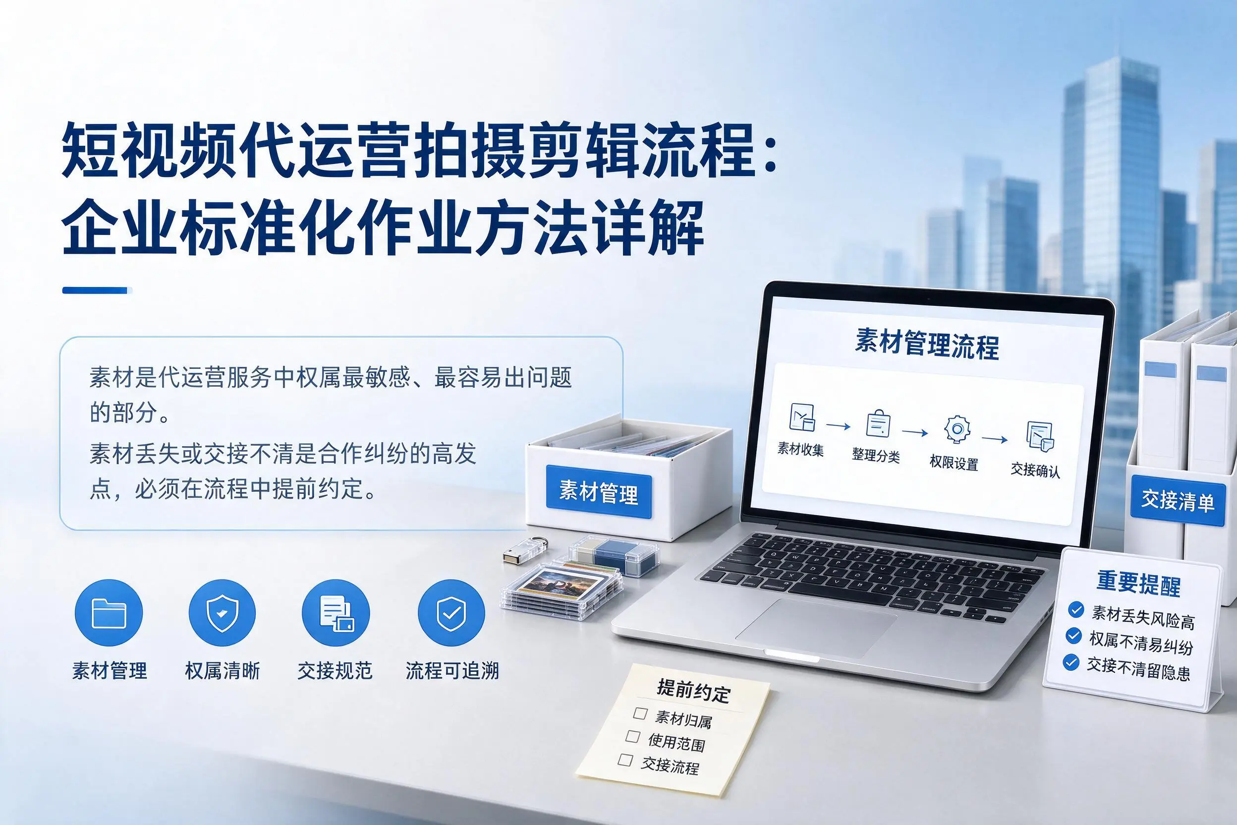 短视频代运营拍摄剪辑流程：西双版纳企业标准化作业方法详解