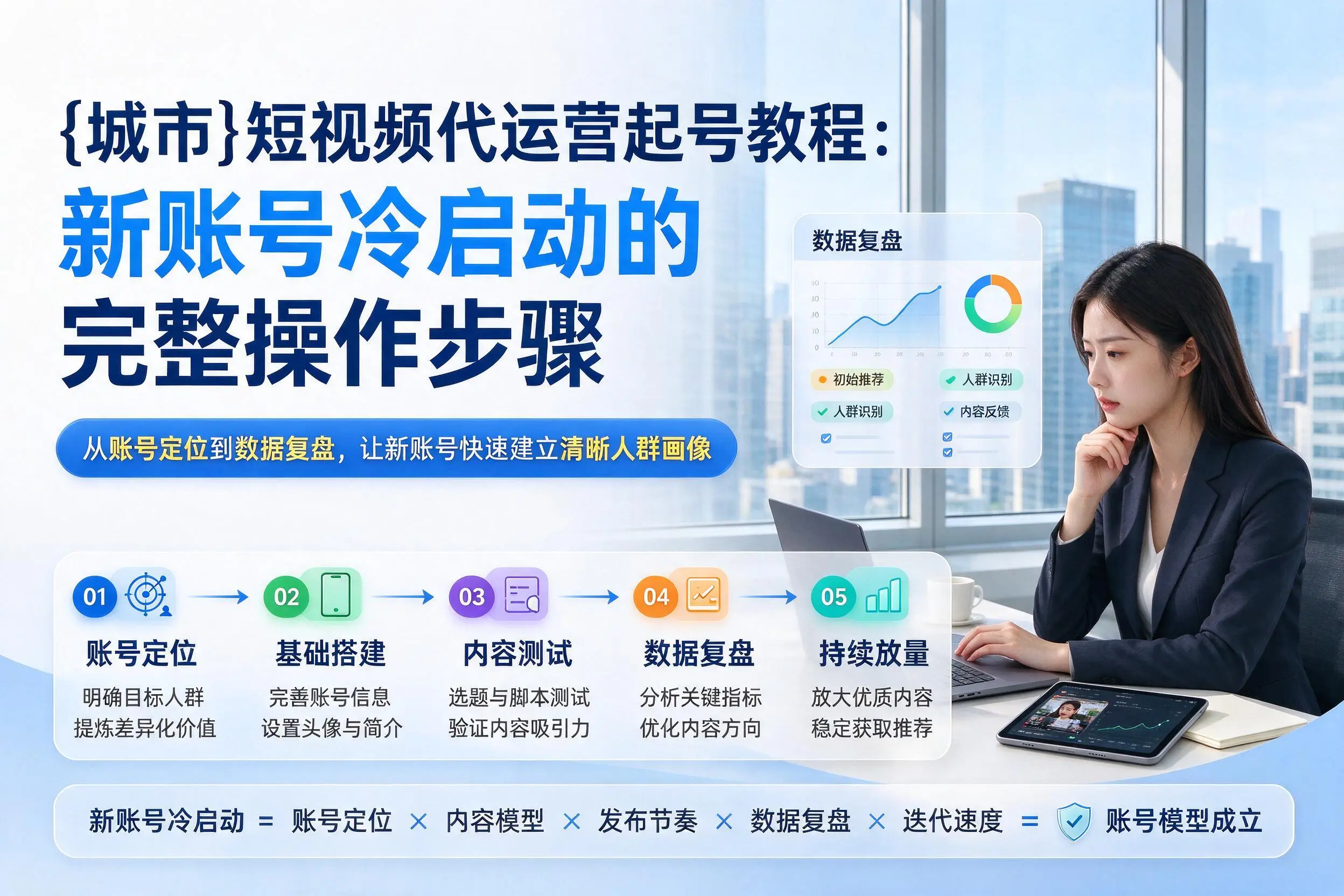 西双版纳短视频代运营起号教程:新账号冷启动的完整操作步骤