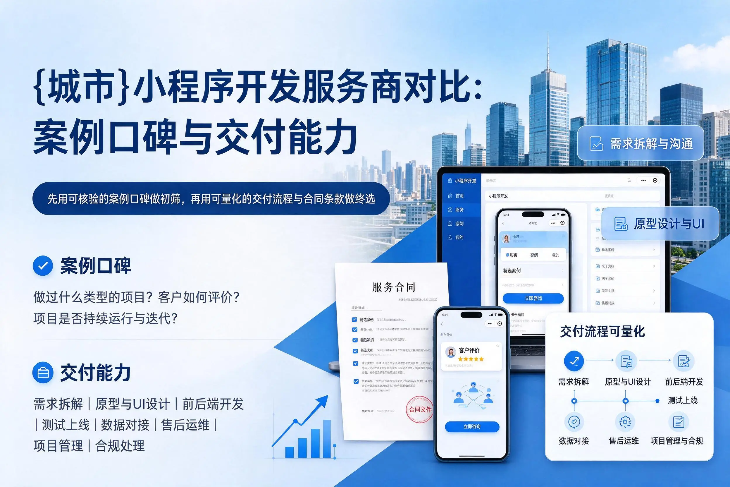 西双版纳小程序开发服务商对比:案例口碑与交付能力