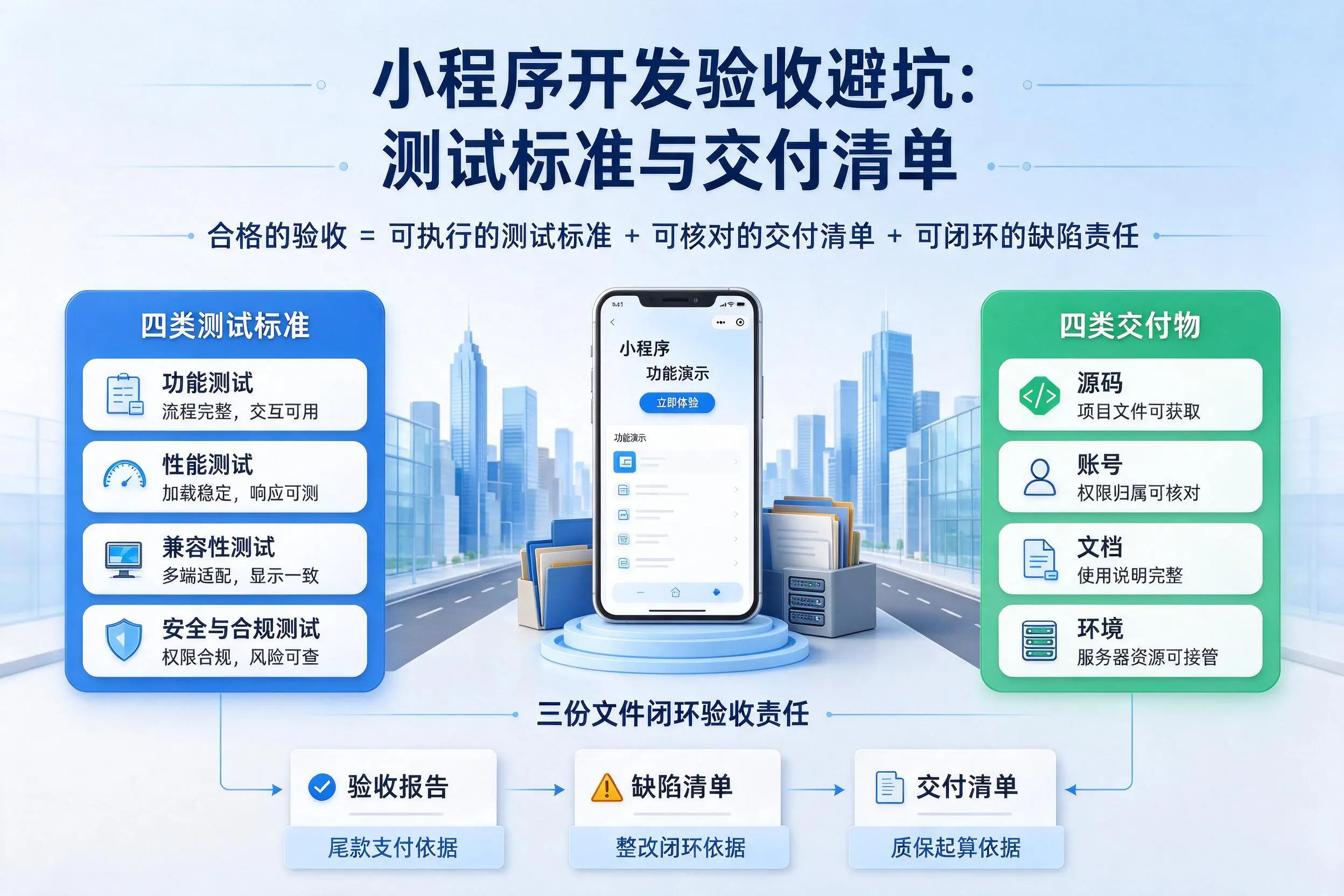 西双版纳小程序开发验收避坑:测试标准与交付清单