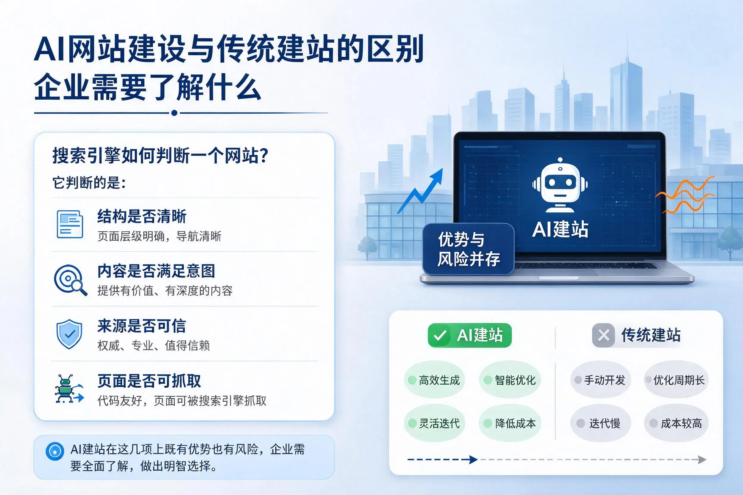 AI网站建设与传统建站的区别,西双版纳企业需要了解什么