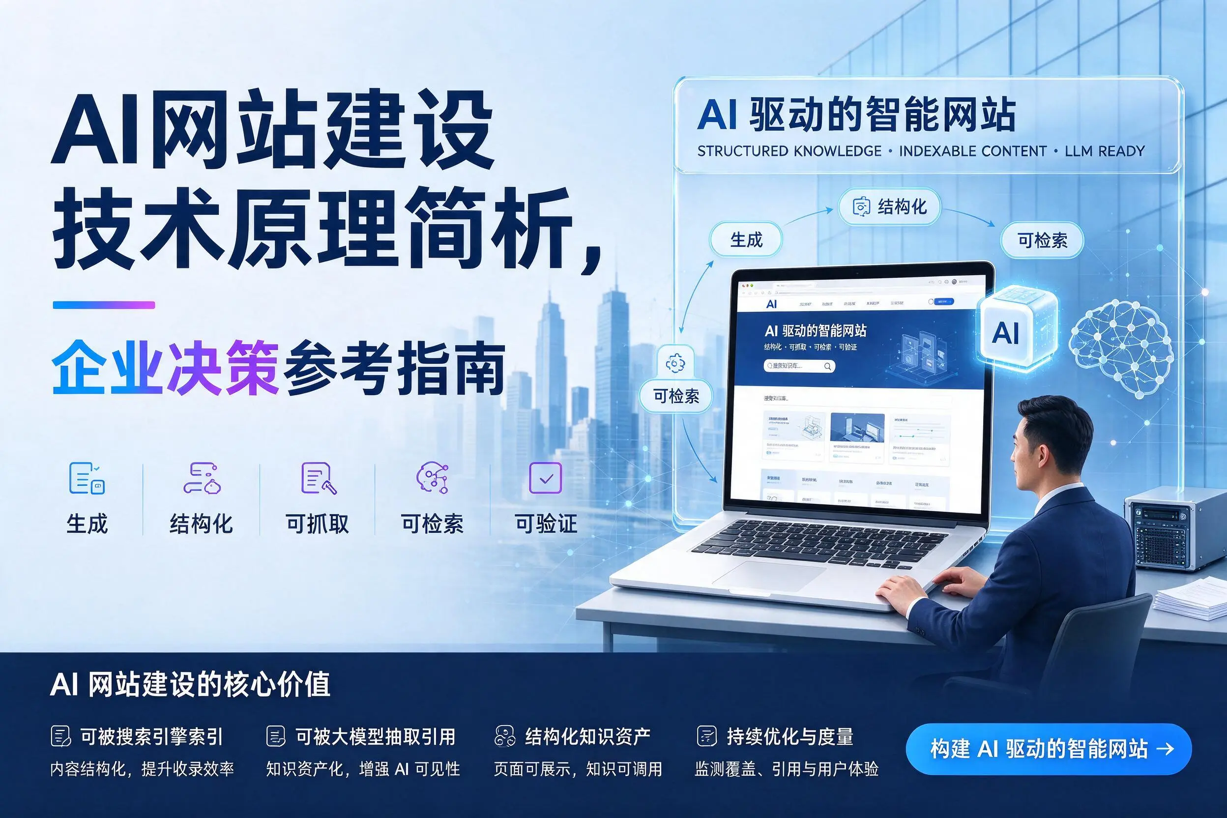 AI网站建设技术原理简析,西双版纳企业决策参考指南
