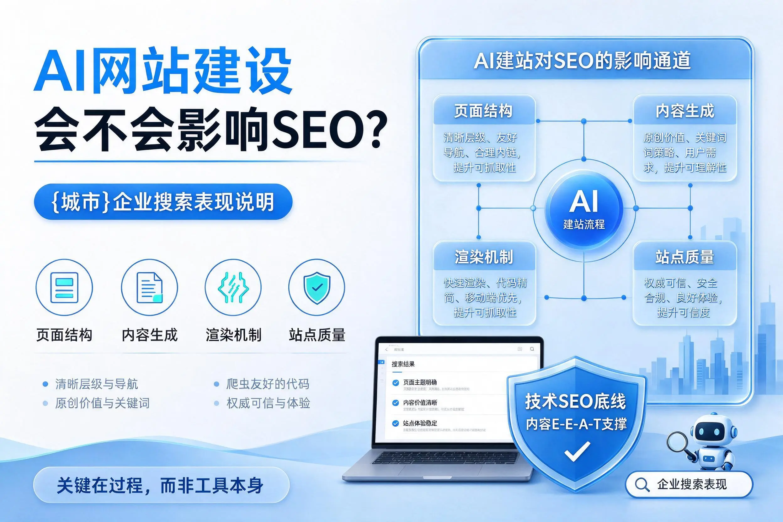 AI网站建设会不会影响SEO?西双版纳企业搜索表现说明