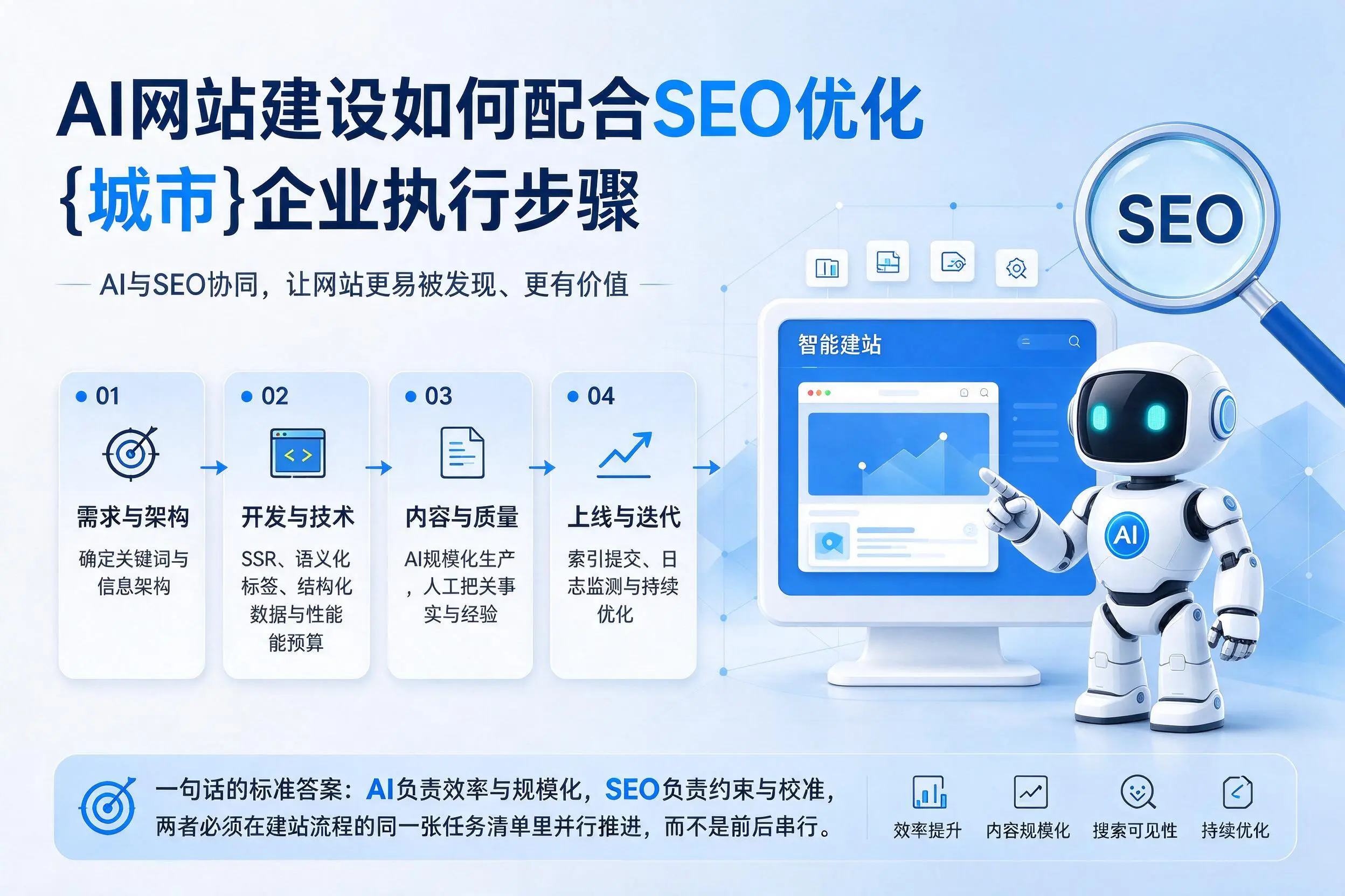 AI网站建设如何配合SEO优化,西双版纳企业执行步骤