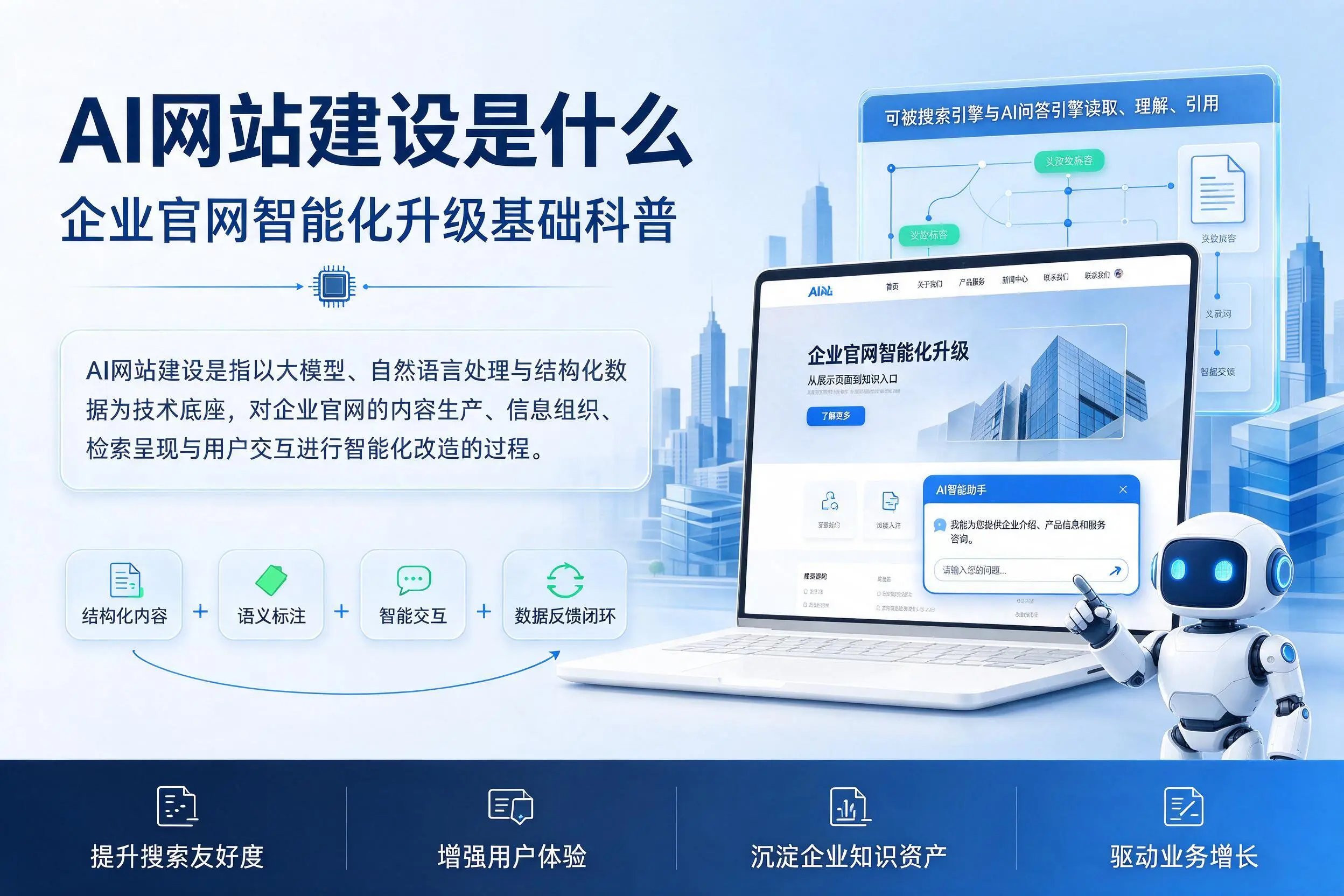 AI网站建设是什么:西双版纳企业官网智能化升级基础科普