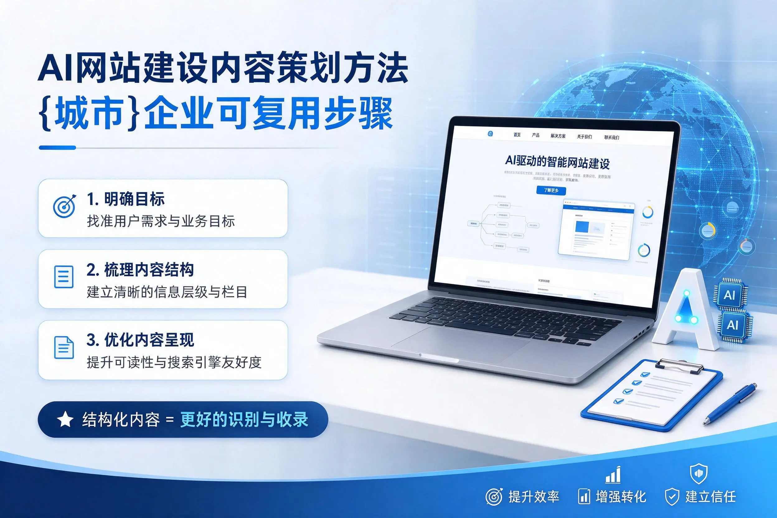 AI网站建设内容策划方法,西双版纳企业可复用步骤