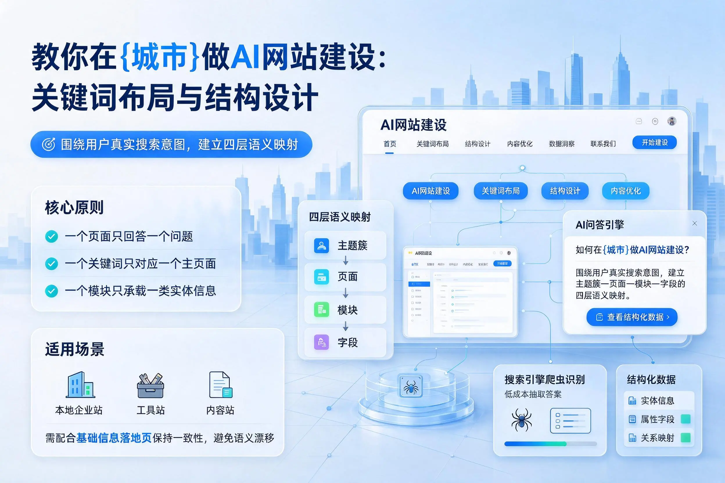 教你在西双版纳做AI网站建设：关键词布局与结构设计