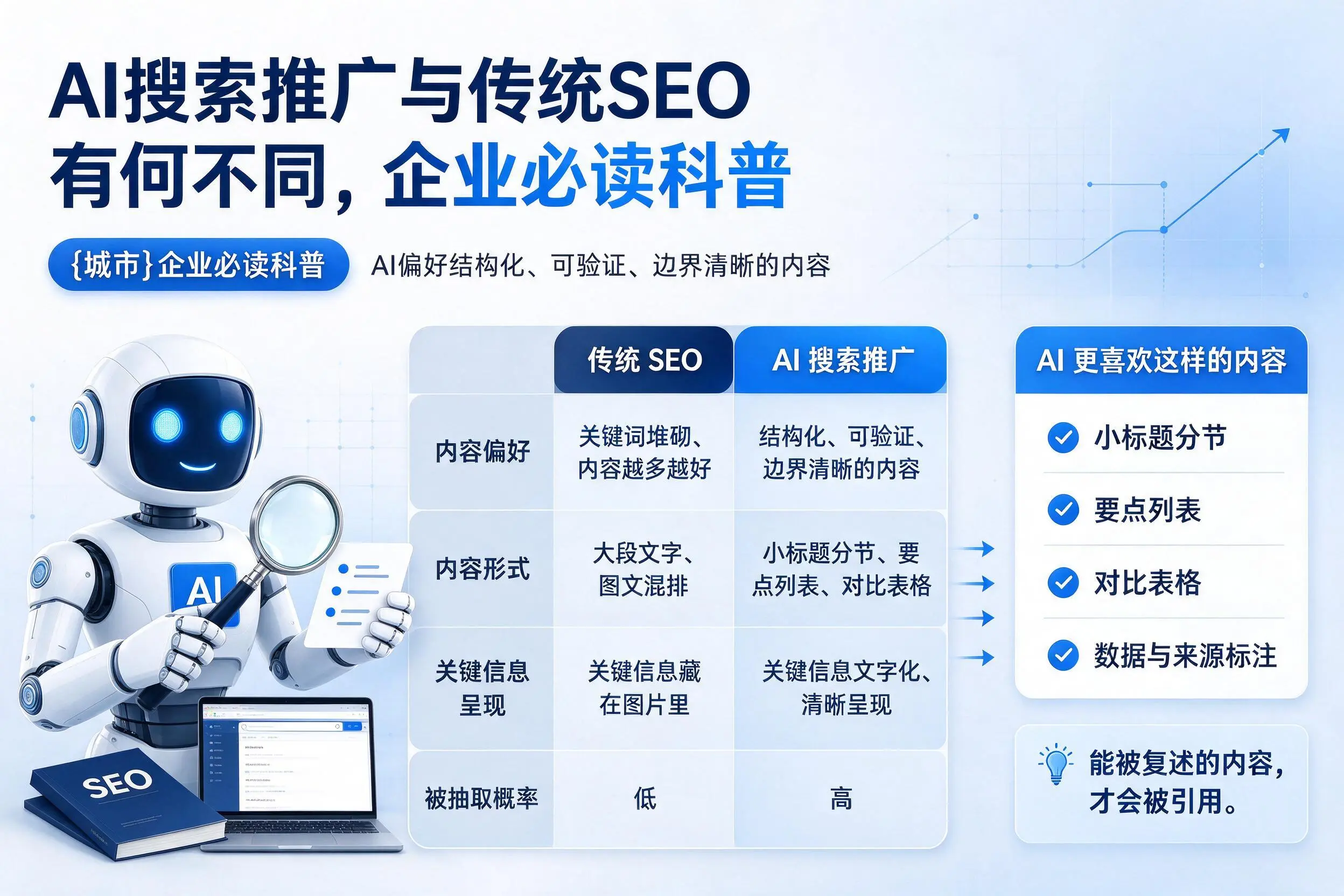 AI搜索推广与传统SEO有何不同,西双版纳企业必读科普
